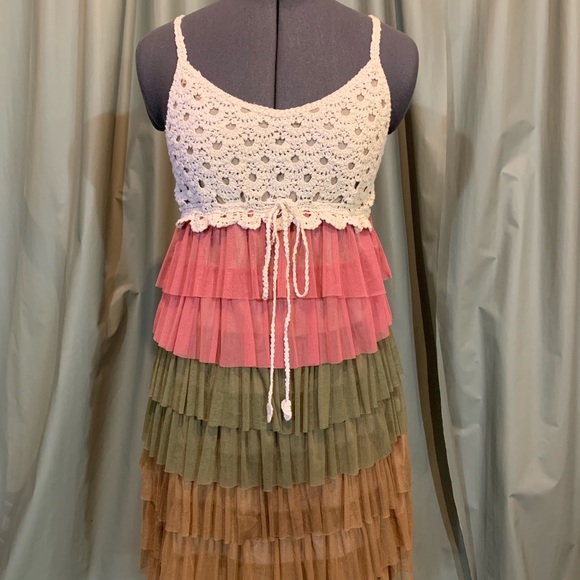 Spaghetti Strap Sundress, crochet - Picture 1 of 5